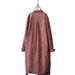 Women's Spring/Summer Striped Shirt With Cardigan-Style Outer Layer, Featuring Relaxed Korean-Inspired Design And Long-S_ecoleips.com