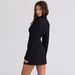 Women's Sexy Lapel Single Breast Solid Color Bodycon Midi Dress – Fall Winter Office Party Gown 2026_ecoleips.com