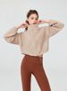 K Sports Jacket, Women's Long Sleeves With Plush And Thick Windproof Yoga Running Clothes, Hoodie_ecoleips.com