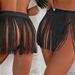 Spring And Summer Beach Fringed Short Skirt Swimsuit Bikini Skirt Seaside Vacation Beach Skirt Women_ecoleips.com