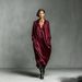 Elegant Satin Long Sleeve Shirt Dress for Women Solid Color Office Wear Versatile Stretch Comfort_ecoleips.com