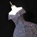 Starry Sky Sequins Vocal Art Exam Stage Performance Clothes Solo Puffy Skirt Annual Party Evening Dress_ecoleips.com