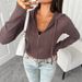 DiYun European And American Casual Simple Style Slim-Fit Sweatshirt Jacket Women's Clothing 2025_ecoleips.com