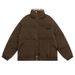 Chessboard Cotton-padded Jacket Women's Winter Thickened Loose Bread Clothes Niche Cotton Clothes_ecoleips.com