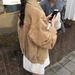 In Stock, Short Suede Vintage Jacket, Korean Style, High-end Casual Versatile Women's Jacket_ecoleips.com