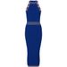 Women's Clothing Spring and Summer Sleeveless Waist Long Dress Gold Silk Bright Line Temperament Style Lady Dress_ecoleips.com