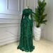 New Arrival Women's Slimming Long Dress round Neck Long Sleeve Printed Fashionable European And American Style_ecoleips.com