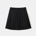 New Academic Style Short Pleated Skirt Women's Elastic Waist High Waist Korean Version A-word Short Skirt Large Size Loose Skirt_ecoleips.com