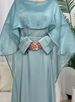 Verve Women's Muslim Clothing Abaya Simple Cape Cloak Starry Sky Robe_ecoleips.com