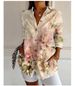 Aria Basics Aria Basics Foreign Trade European And American 3D Digital Print Fashion Abstract Pattern Women's Long-sleeve Shirt, Custom_ecoleips.com