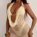 Women's Clothing Women's Three Piece Swimsuit Set Duffle Neck Two Piece Bikini Hot Springs Suitable Beach & Pool Ready_ecoleips.com