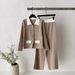 Women's Cross Border European American Style Cardigan Polo Collar Sweater Set with Loose Casual Wide Leg Pants_ecoleips.com
