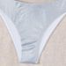 Women's Clothing Sexy Bikini Swimsuit Trendy Minimalist Vacation Drawstring Swimwear Polyester Fabric With Chest Pad No Steel Support_ecoleips.com
