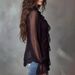 2026 Independent Site European And American Cross-Border Bohemian Lace Patchwork Chiffon See-Through Shirt_ecoleips.com