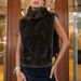 Women's Clothing Women’s Winter Vest – Fleece-Lined Sleeveless Top With Mock Neck (S-L)_ecoleips.com