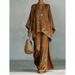 New Women's 3D Printed Wide Leg Pants Set American Style Loose Fit Summer Fashion Vacation Two Piece Set_ecoleips.com