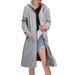 Women's Clothing New Plus Size Women's Winter Color Block Loose Coat Zipper Cardigan Fleece Sweatshirt_ecoleips.com