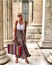 2025 Spring Summer New Leopard Ins Internet Celebrity Style Belted Flared Print Long Skirt_ecoleips.com