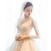 Women's Clothing New Female Simple Trailing Bride Wedding One Shoulder Hepburn Same Style Spring_ecoleips.com
