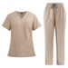 Women's Clothing Hand Washing Clothes Quick Drying Casual Comfortable Hospital Doctor Nurse Staff Work Clothes Suit Men And Women_ecoleips.com