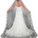 Women's Clothing White Lace Veil New Style 3 Meter Length With Hair Comb For Women Wedding Party Wear_ecoleips.com