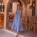Cross-Border European And American Women's Fashion 2026 Bohemian Strap Flowy Long Printed Maxi Dress For Women_ecoleips.com