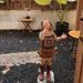 All-Wool Hand-Knitted Crochet For Children And Girls, Vintage Brown Knit Top, MP Owl Collaboration Vest_ecoleips.com