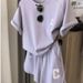 Women's Clothing Korean Style Casual Sportswear Set Summer Fashionable Loose Plus Size Two Piece Outfit With Short Sleeve Top And Shorts For Running_ecoleips.com