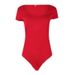European And American Cross-border Summer Fashion Square-neck Sexy Slim-fit Basic Solid Color Short-sleeve Jumpsuit Top_ecoleips.com