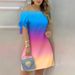 Women's Clothing Fashion Sexy Women's Print Dress_ecoleips.com
