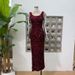 "Elegant Sequin Stretch Dress With High Slit - Sophisticated Thai-Inspired Party Gown For Women"_ecoleips.com