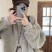 Campus Style Autumn And Winter New Crew Neck Sweater Women's Super Fire_ecoleips.com