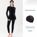 Aria Basics New Sun Protection Jellyfish For Women Snorkeling Swimsuit Sleeve Long Pants One-piece Surfing Diving Suit Quick-drying_ecoleips.com