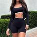 WG243 Fashionable Color-Block Casual Outfit, Contrasting Color Backless Tight Yoga Wear, Running Sports Fitness_ecoleips.com