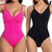 Cross-border Bestseller European And American V-neck Strap Zipper T-back Tight-fitting Shapewear Waist-slimming Seamless_ecoleips.com