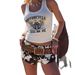 Women's Unique Cow Print Stretch Denim Shorts Fashion Hot Girl Style_ecoleips.com