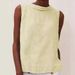 Women's Clothing Cotton And Linen Solid Color Round Neck Short Pullover Casual Solid Color Sleeveless Top_ecoleips.com