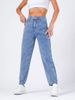 K Women's Denim Casual Classic Cropped Pants, New Hip Lifting Pants_ecoleips.com