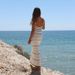 Women's Clothing Summer New Holiday Beach Hollow Suspender Knitted Long Dress_ecoleips.com