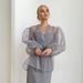 Aria Basics Aria Basics 2025 Spring Summer European And American Sexy Black Sheer Mesh Shirt Jacket For Women Niche Long Sleeve Blouse Layered_ecoleips.com