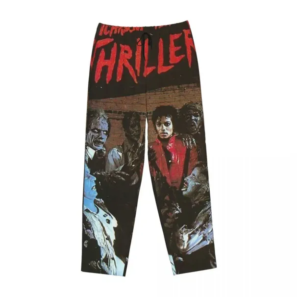 Custom Pop Music Michael J-Jackson Women Pajama Pants Lounge Sleep Sleepwear Bottoms With Pockets_ecoleips.com
