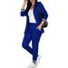 Women's Slim Fit Blazer And Pencil Trousers Two Piece Set European American Style Autumn Clothing_ecoleips.com