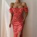 2026 New European And American Women's Fashion Multi-color Floral Tea Strapless Pleated Slim Fit Sexy Bodycon Dress_ecoleips.com