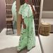 Fashion Casual Embroidered Lace Blouse High Waist Hollow Out Long Set Versatile Top Wide Leg Pants For Women_ecoleips.com