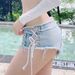 2025s 616#2025 New Summer Women's Jeans Denim Shorts Hot Pants Low Waist Sexy Nightclub Outfit_ecoleips.com