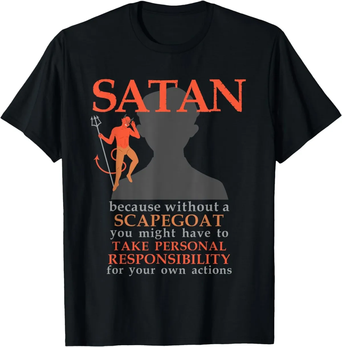 Women's T-Shirts Satan Loves Me Baphomet Teufel 666 Saying Agnostiker Atheist T-Shirt_ecoleips.com