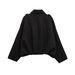 Women's Fashionable Suede Texture Effect Pilot Jacket Coat Top Early Spring New Arrival_ecoleips.com