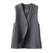 Women's Chic Sleeveless Jacket Spring Autumn Style Suit Vest Layered Outerwear 2026 New Fashion_ecoleips.com