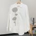 Luxury Beaded Long-Sleeve Blouse – Elegant Floral Diamond Button Shirt For Women (White/Black/Green, S/M/L)_ecoleips.com