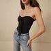 Voya Women's Pure Desire Style Spicy Girl Sexy Off Shoulder Bow Strapless Tank Top, Women's Western-style Age Reducing Sleeveless Top_ecoleips.com
